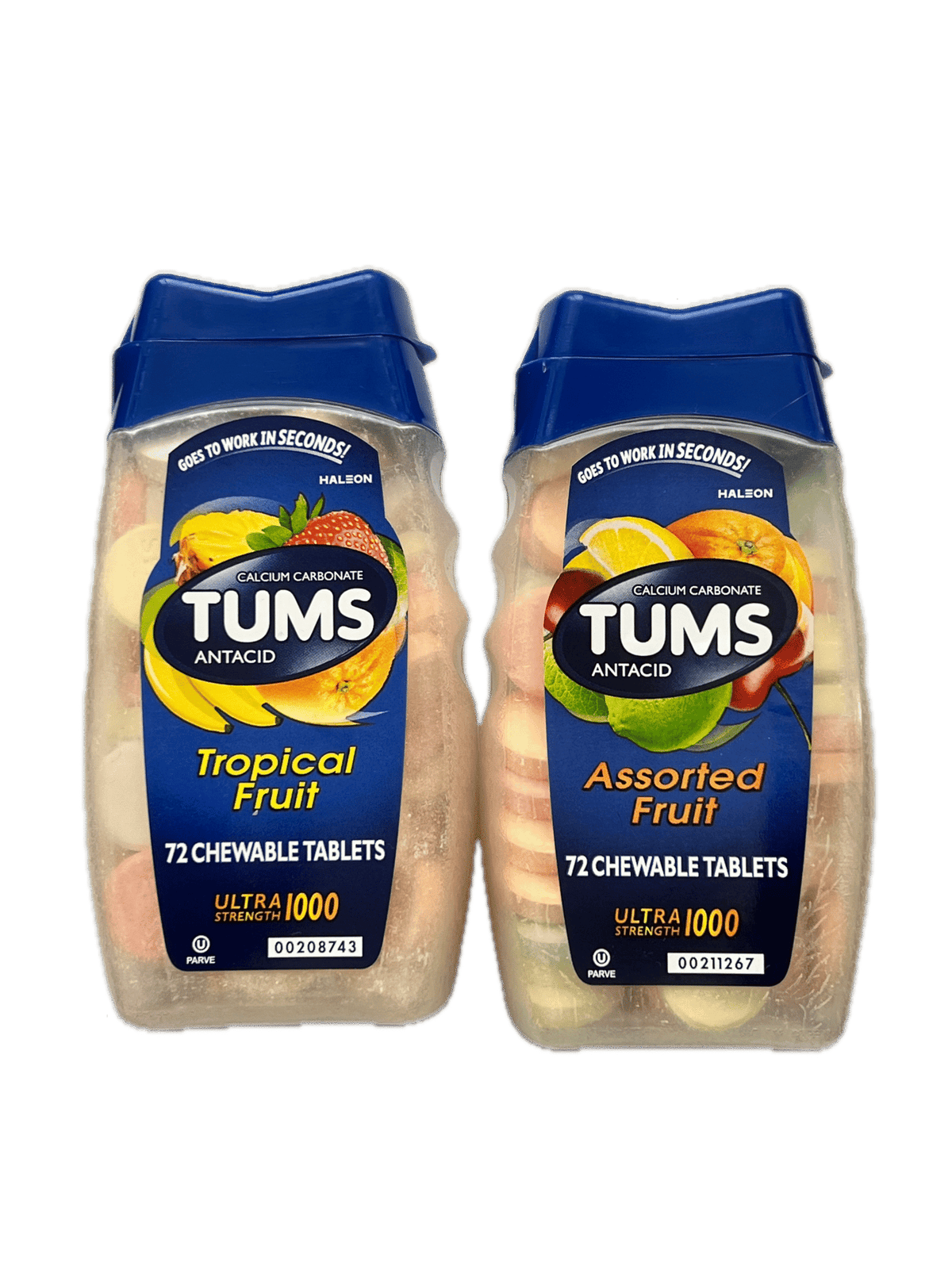 Tums Extra Strength, Ultra Strength 1000 Assorted Antacid Tablets image 0