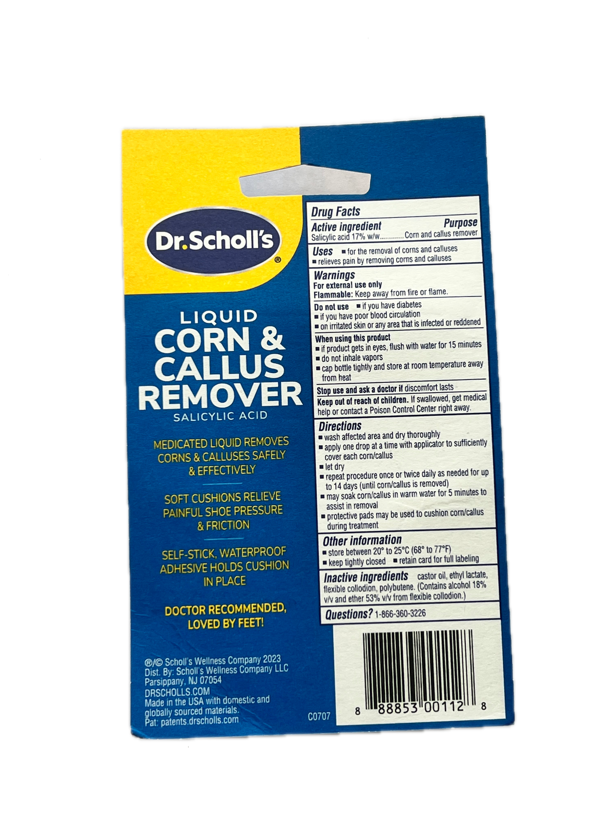 Dr. Scholl's Liquid Corn & Callus Remover to Remove Corns and Calluses Fast image 1