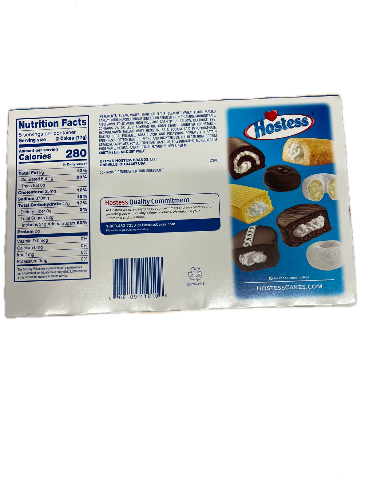 Twinkies Full Box 10 Pack 385g - American classic image 2