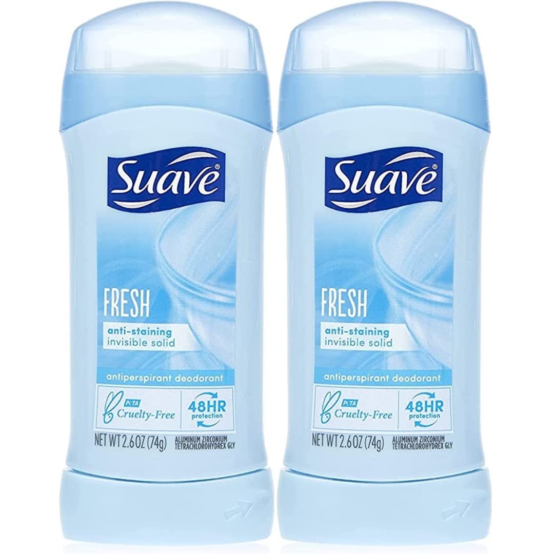 Suave Antiperspirant Deodorant 76ml/2.6oz Invisible Solid pack of 2 image 0