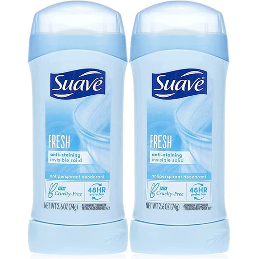 Suave Antiperspirant Deodorant 76ml/2.6oz Invisible Solid pack of 2 image 0