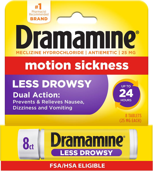 Dramamine Motion Sickness Tablets – Fast Relief for Nausea & Dizziness. Dramamine Kids