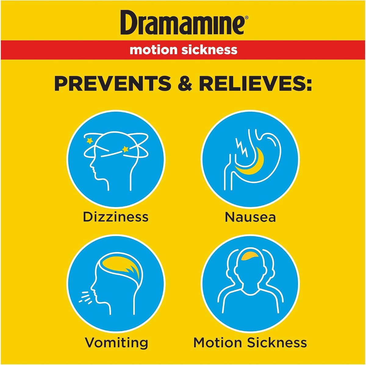 Dramamine Motion Sickness Tablets – Fast Relief for Nausea & Dizziness. Dramamine Kids