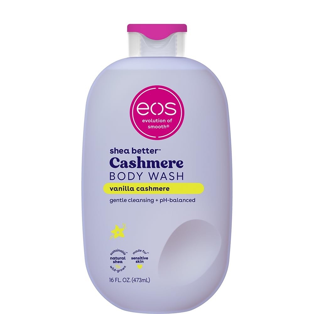 eos Shea Better Cashmere Body Wash,  Pink Champagne, Vanilla, Pistachio Creamy Gel 16 fl oz