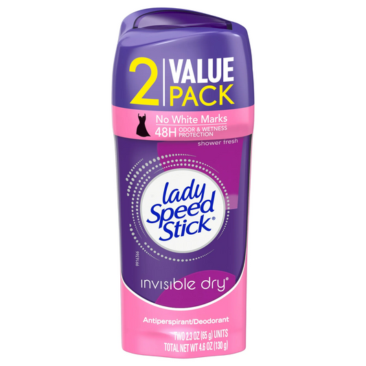 Lady Speed Stick Invisible Dry Antiperspirant And Deodorant Stick, Powder Fresh