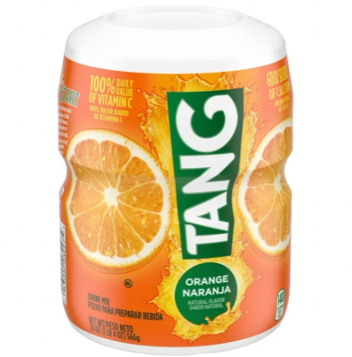 Tang Orange Drink Powder Mix 566g 20oz Tub – Makes 5.5 Litres