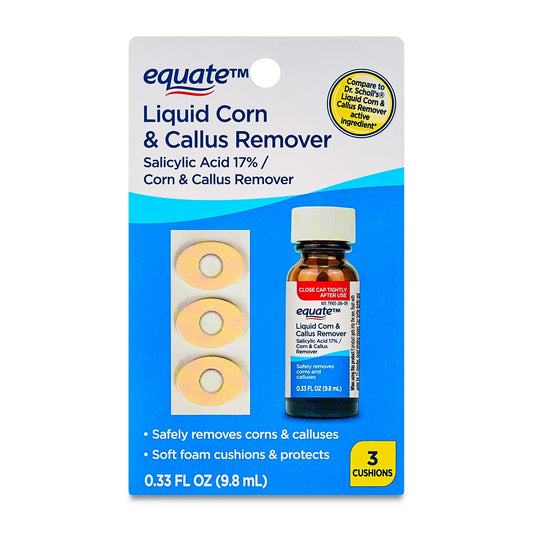 Equate Liquid Corn & Callus Remover Feet and Hand Care 9.8m