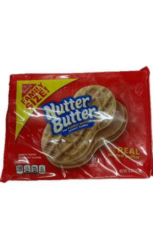 Nutter Butter Family Size 453g pack of peanut butter sandwich cookies – American import biscuits