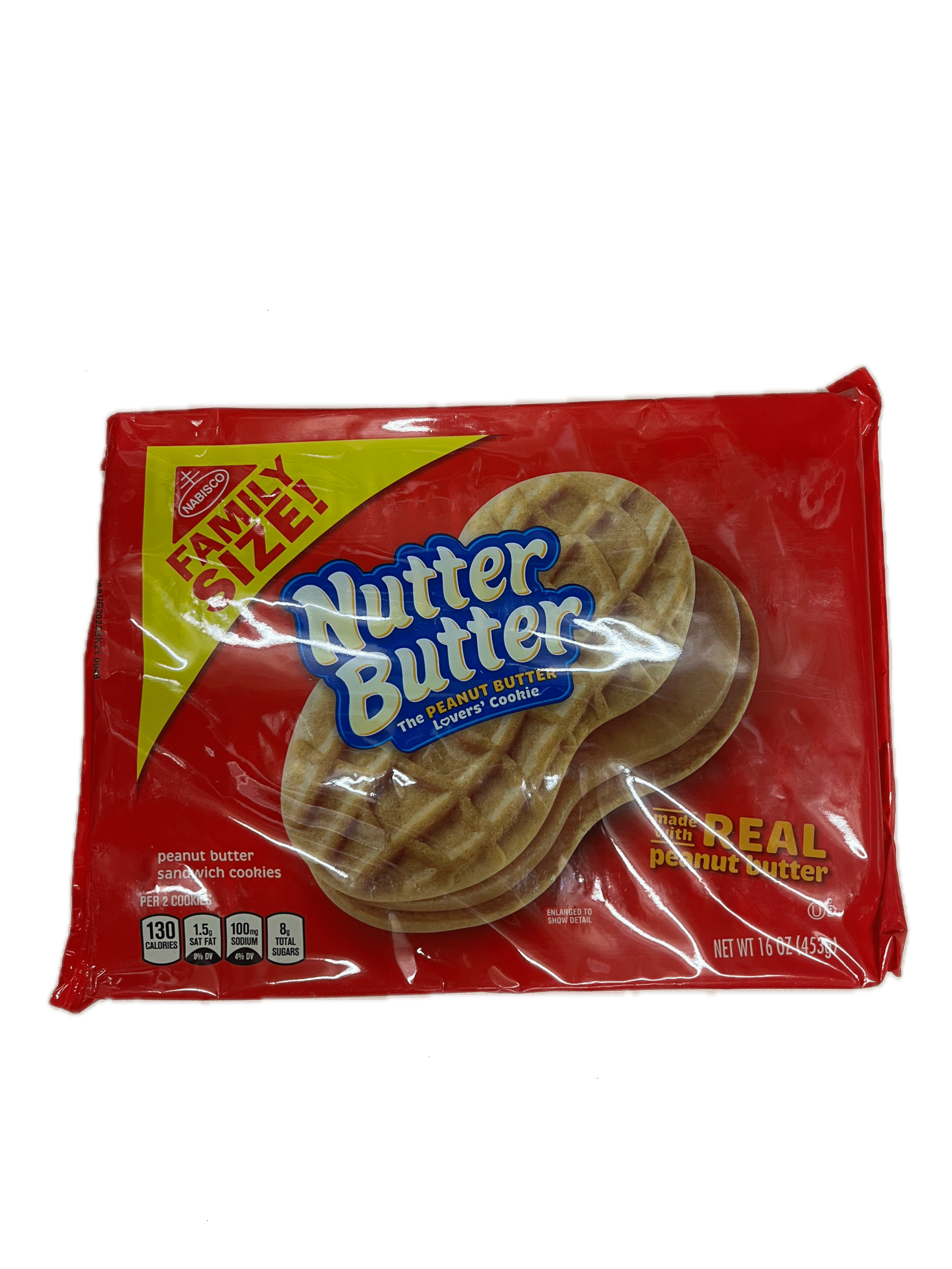 Nutter Butter Family Size 453g pack of peanut butter sandwich cookies – American import biscuits