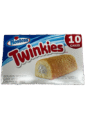 Hostess Twinkies golden sponge cakes with creamy filling – classic American snack cakes