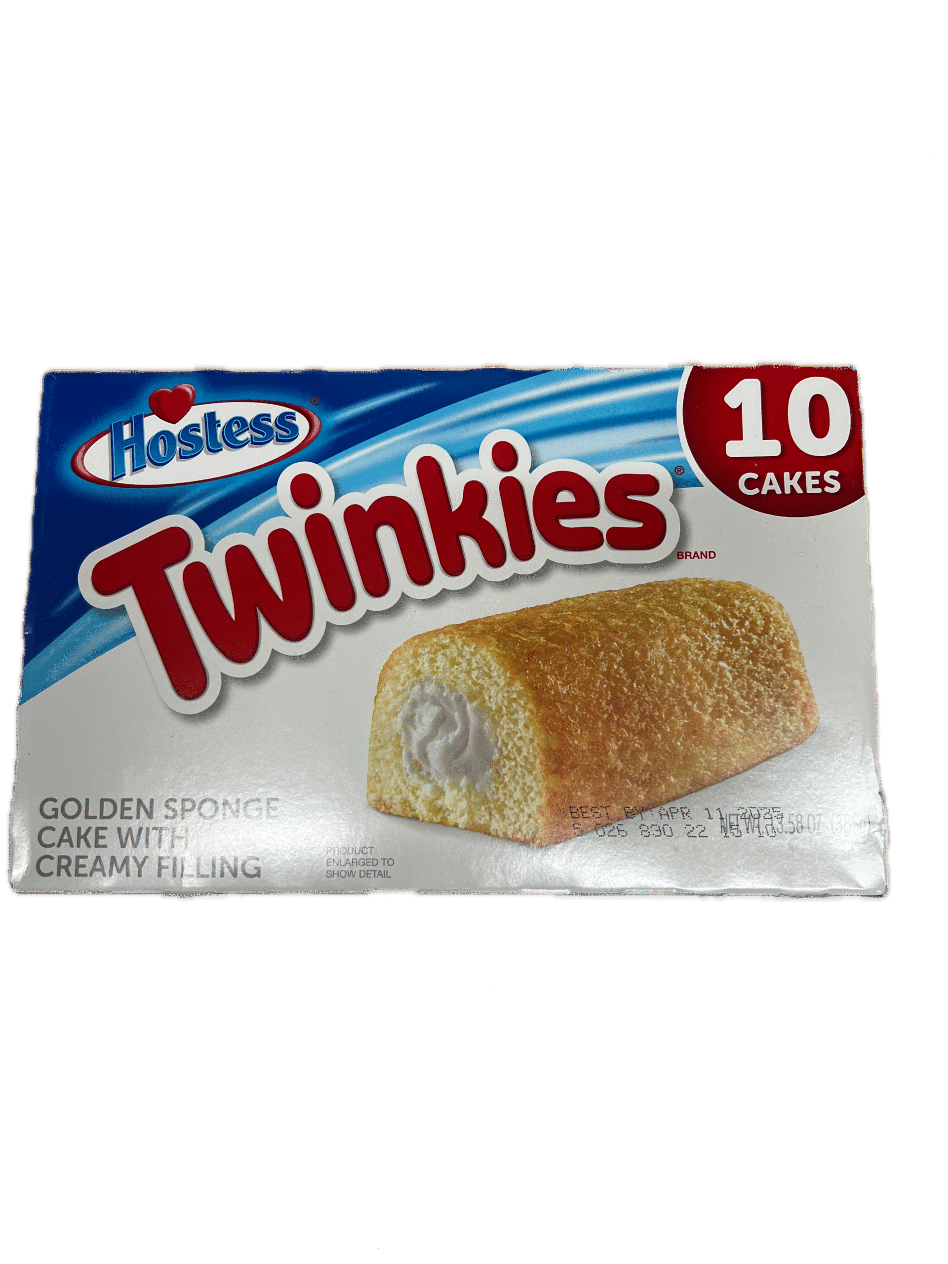 Hostess Twinkies golden sponge cakes with creamy filling – classic American snack cakes