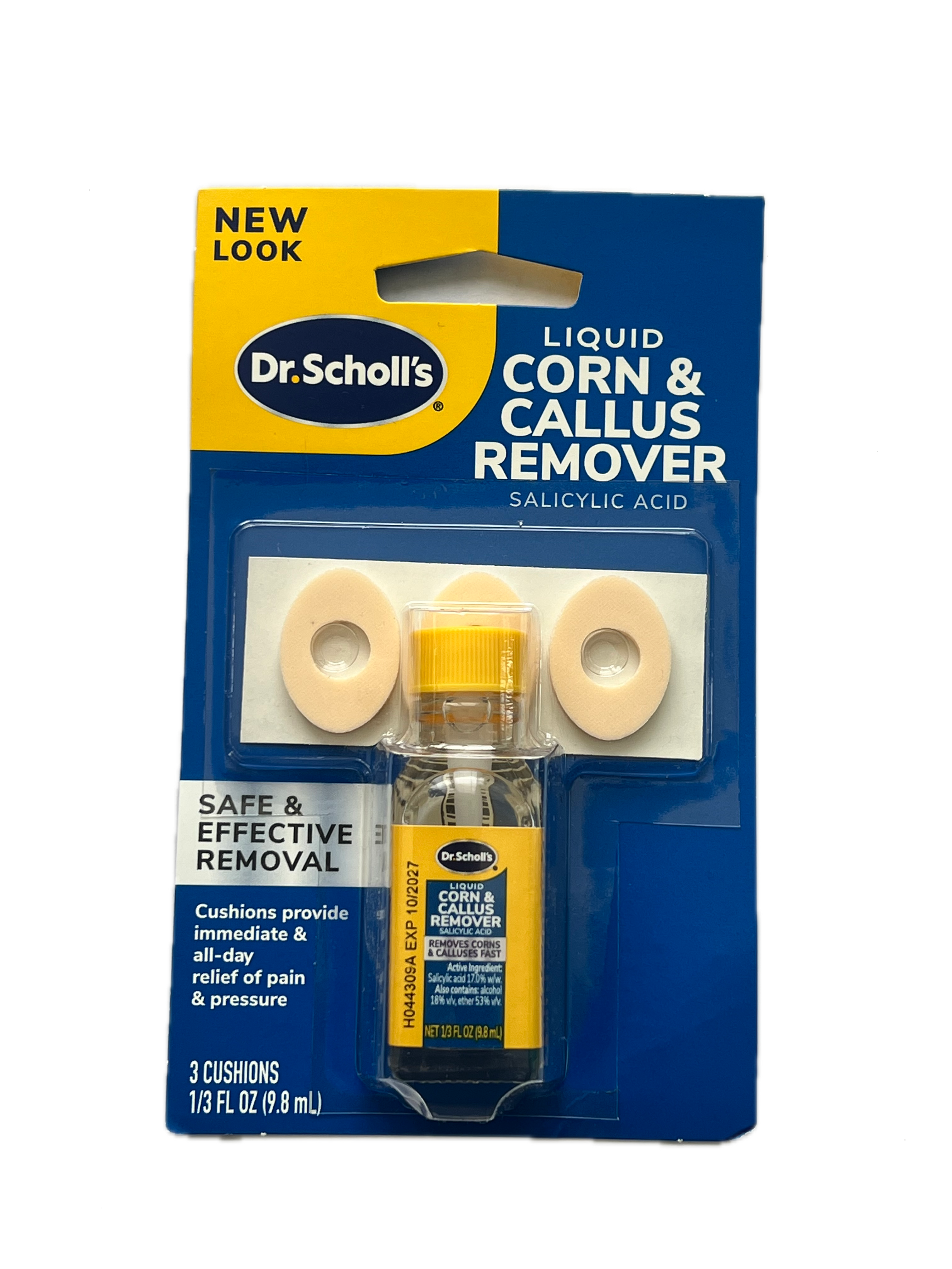 Dr. Scholl's Liquid Corn and Callus Remover for removing thick skin and corns on feet