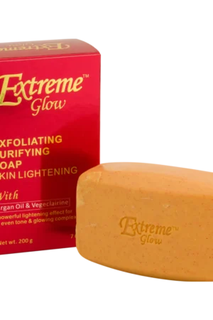 Extreme Glow Exfoliating and Purifying Soap for deep cleansing, brightening, and smooth skin