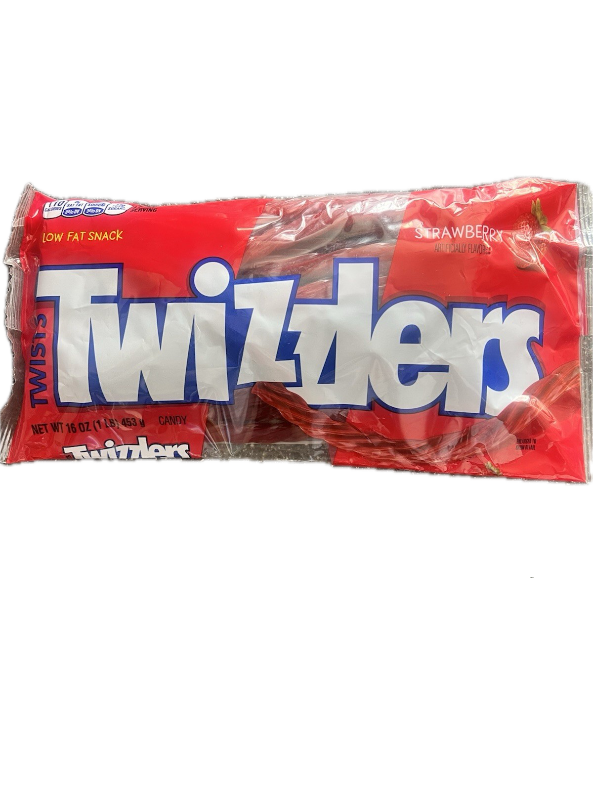 Twizzlers Candy Strawberry Twist Mega Pack 1LB / 453g – chewy licorice-style strawberry sweets
