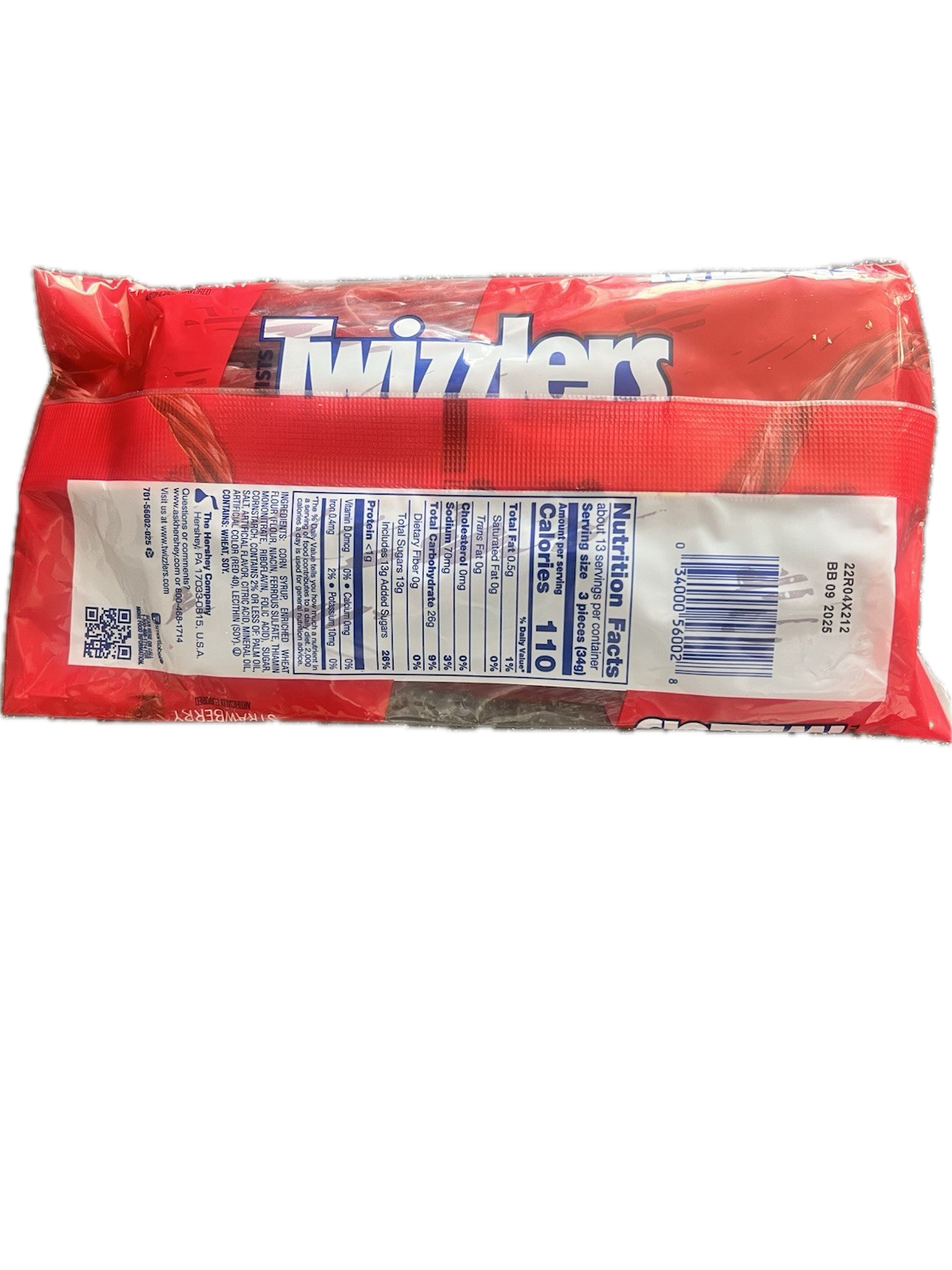 TWIZZLERS Twist Strawberry Mega Pack Sweets – 1LB / 453g