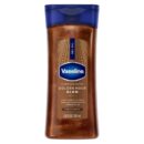 Vaseline Glazed and Glisten Golden Hour Body Gel Oil Glow with vanilla cocoa shimmer and ultra-hydrating lipids